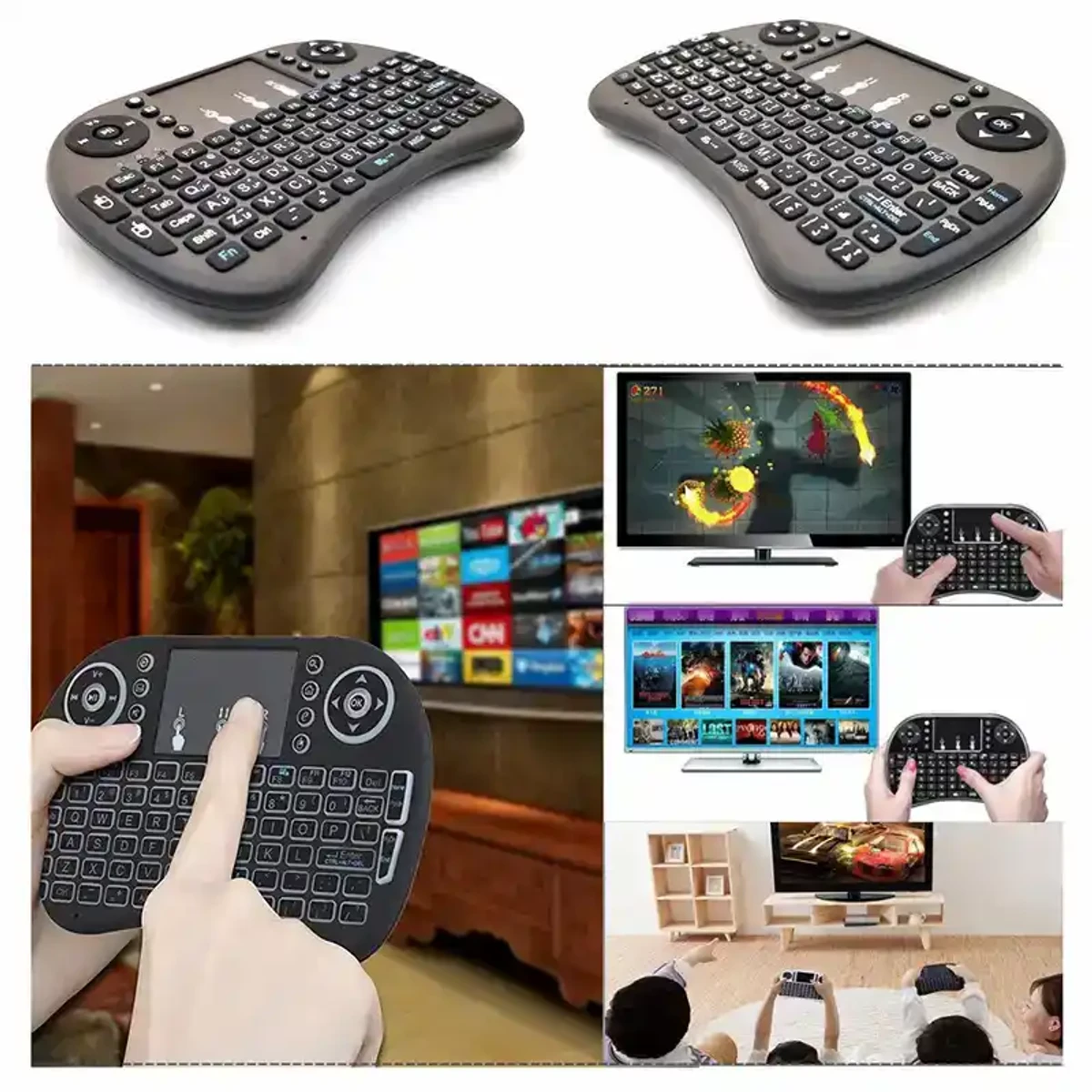 MINI WIRELESS KEYBOARD & TOUCHPAD MOUSE FOR ANDROID TV